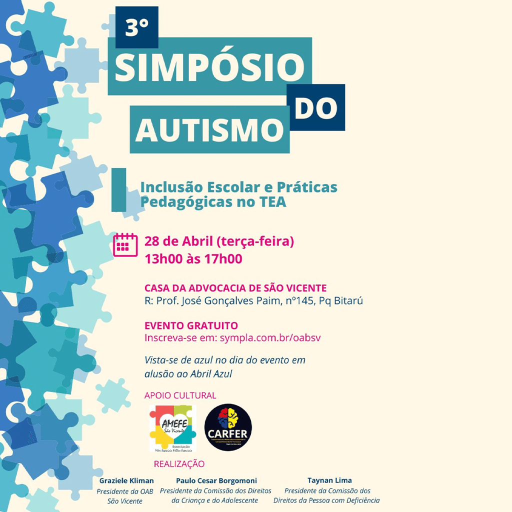 3º Simpósio do Autismo da OAB São Vicente