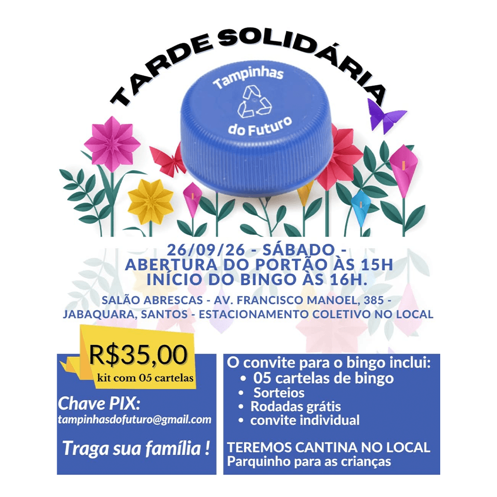 Bingo Solidário do Tampinhas do Futuro