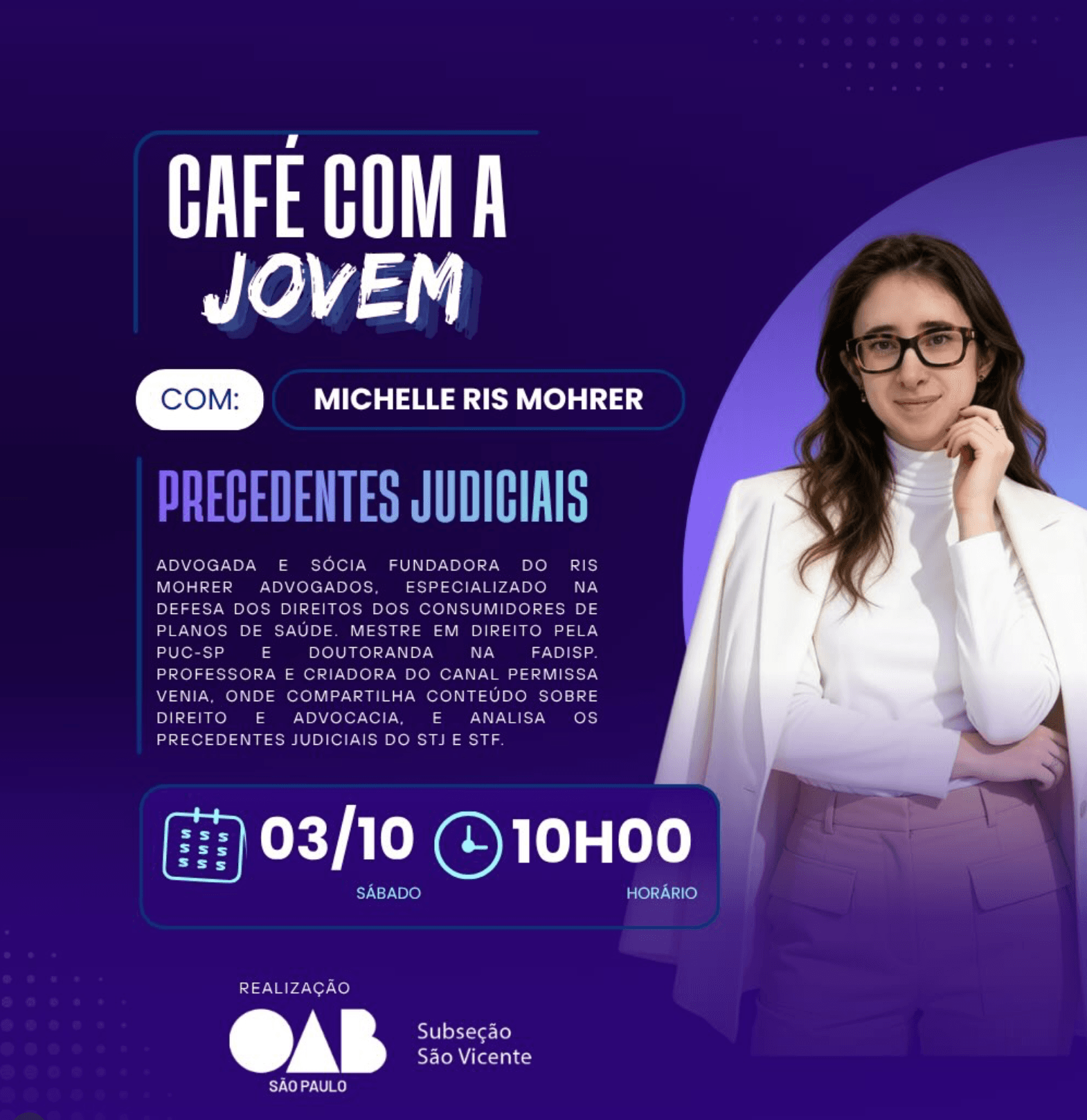 Café com a Jovem Advocacia ☕: Precedentes Judiciais