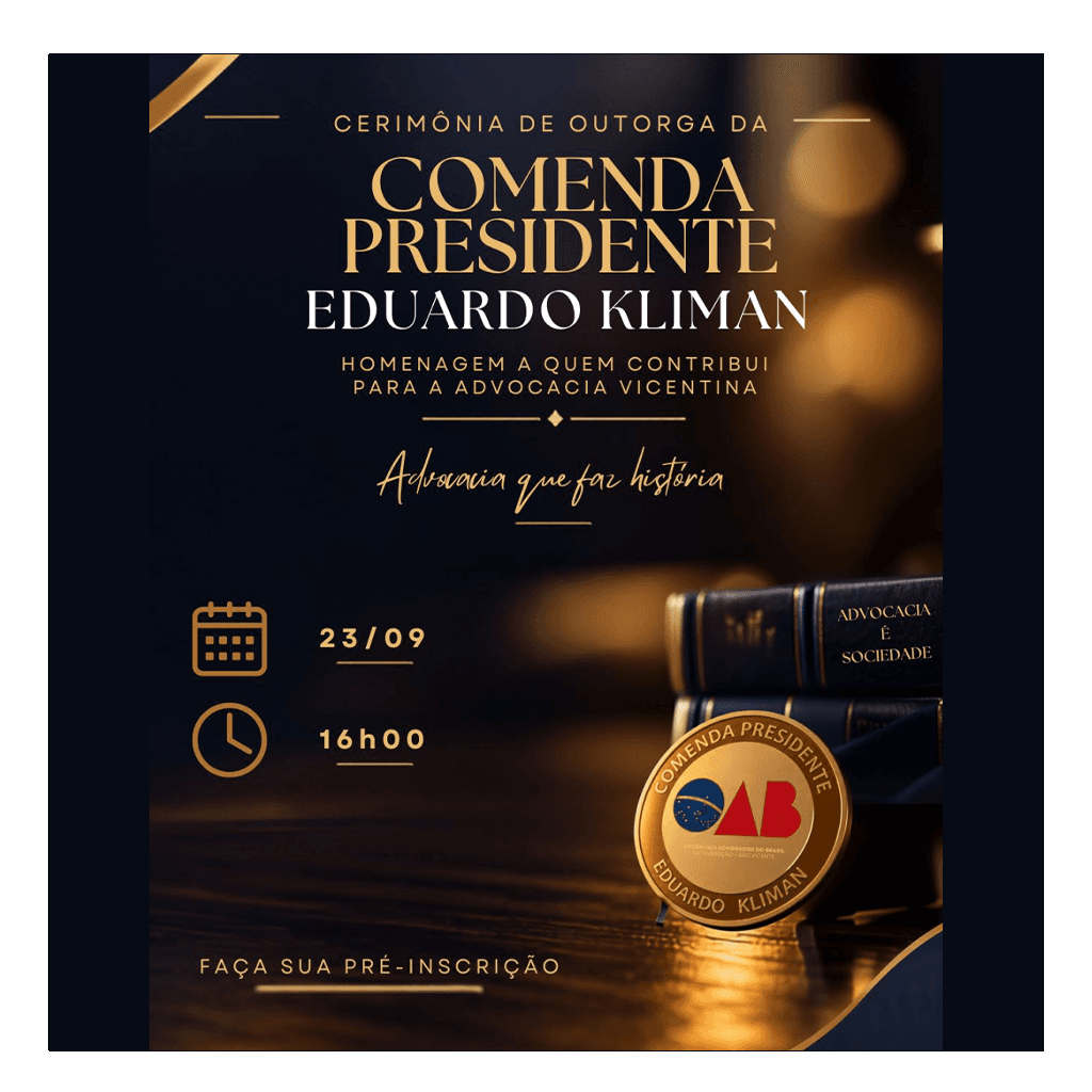 🏅 Solenidade de Outorga da Comenda Presidente Dr. Eduardo Kliman