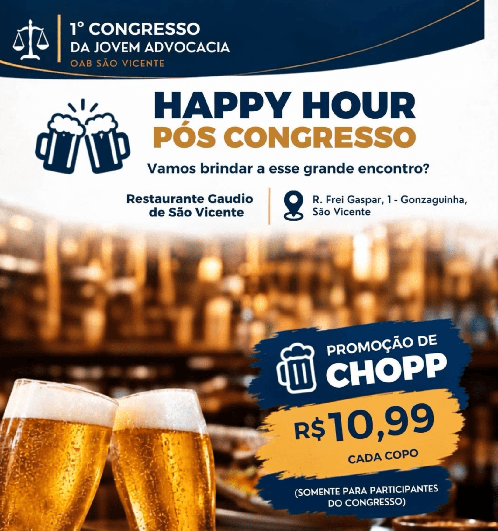 🍻 Happy Hour Pós Congresso