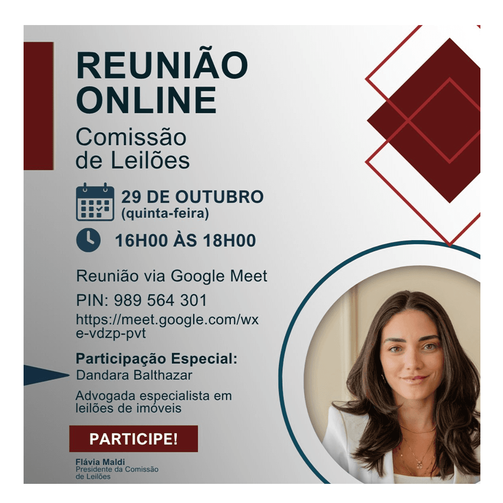 Reunião Online Comissão de Leilões